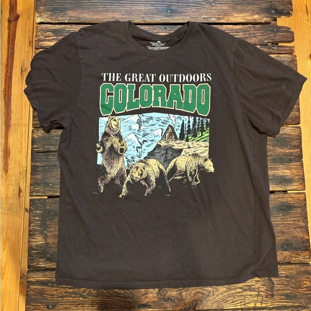 Brown Bear Colorado Graphic T-Shirt